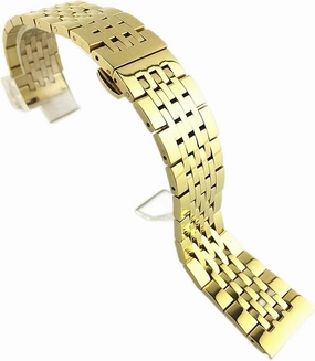 17 18 19 21 20mm 22mm Stainless Steel Watch Strap Men Women Solid Metal Quick Release Butterfly Buckle Wrist Band Bracelet Belt