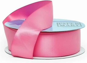 1 1/2" X 50 Yards Hot Pink Double Face Satin Ribbon