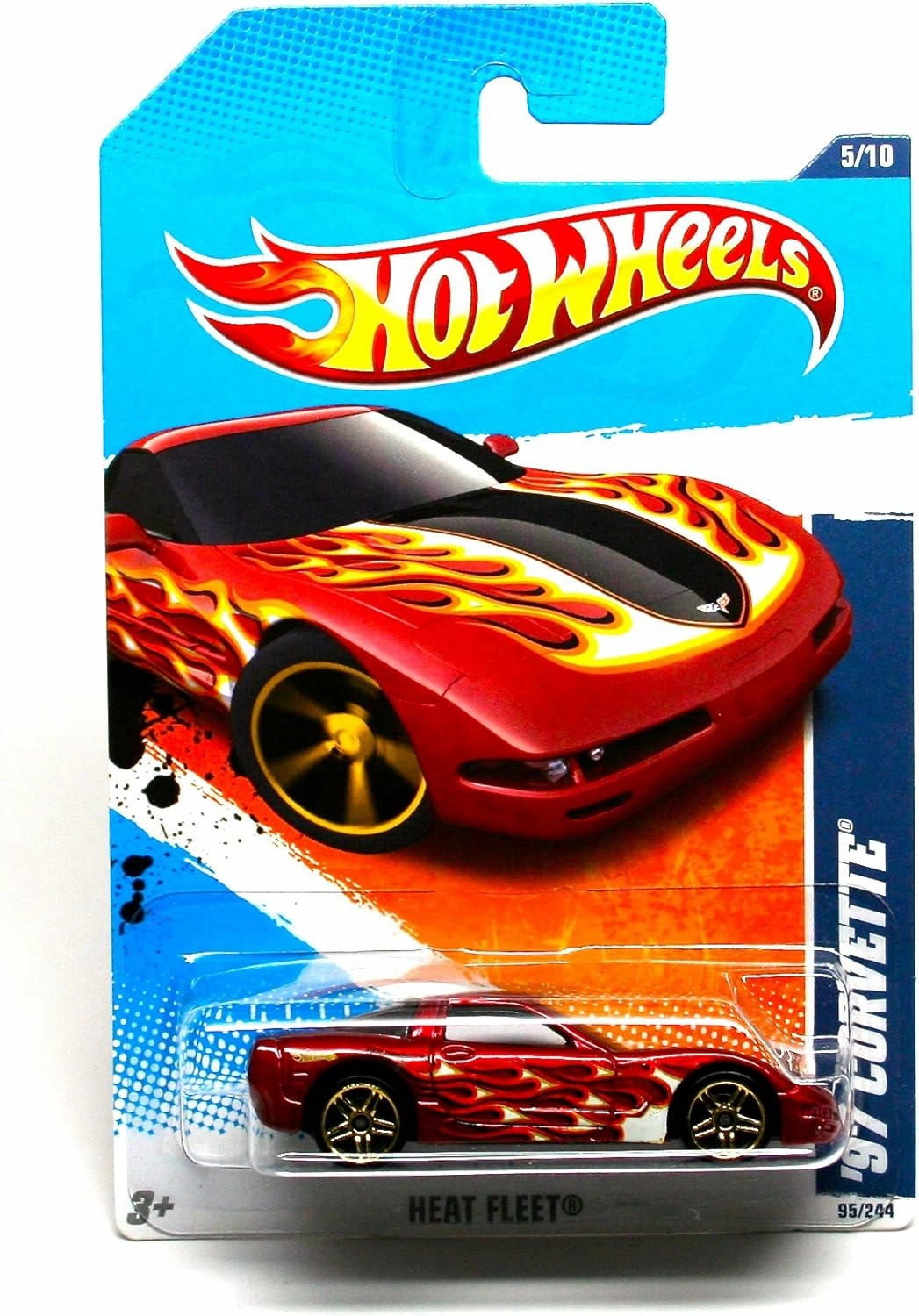2011 Hot Wheels 95/244 - Heat Fleet 5/10 - '97 Corvette