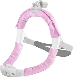 3 Packs Satin CPAP Strap Covers, CPAP Strap Cushions, Comfort CPAP Face Mask Cushion Pads CPAP Mask Covers to fit Dreamwear Universal Silky CPAP Headgear Pads for Reducing Red Marks（Pink）