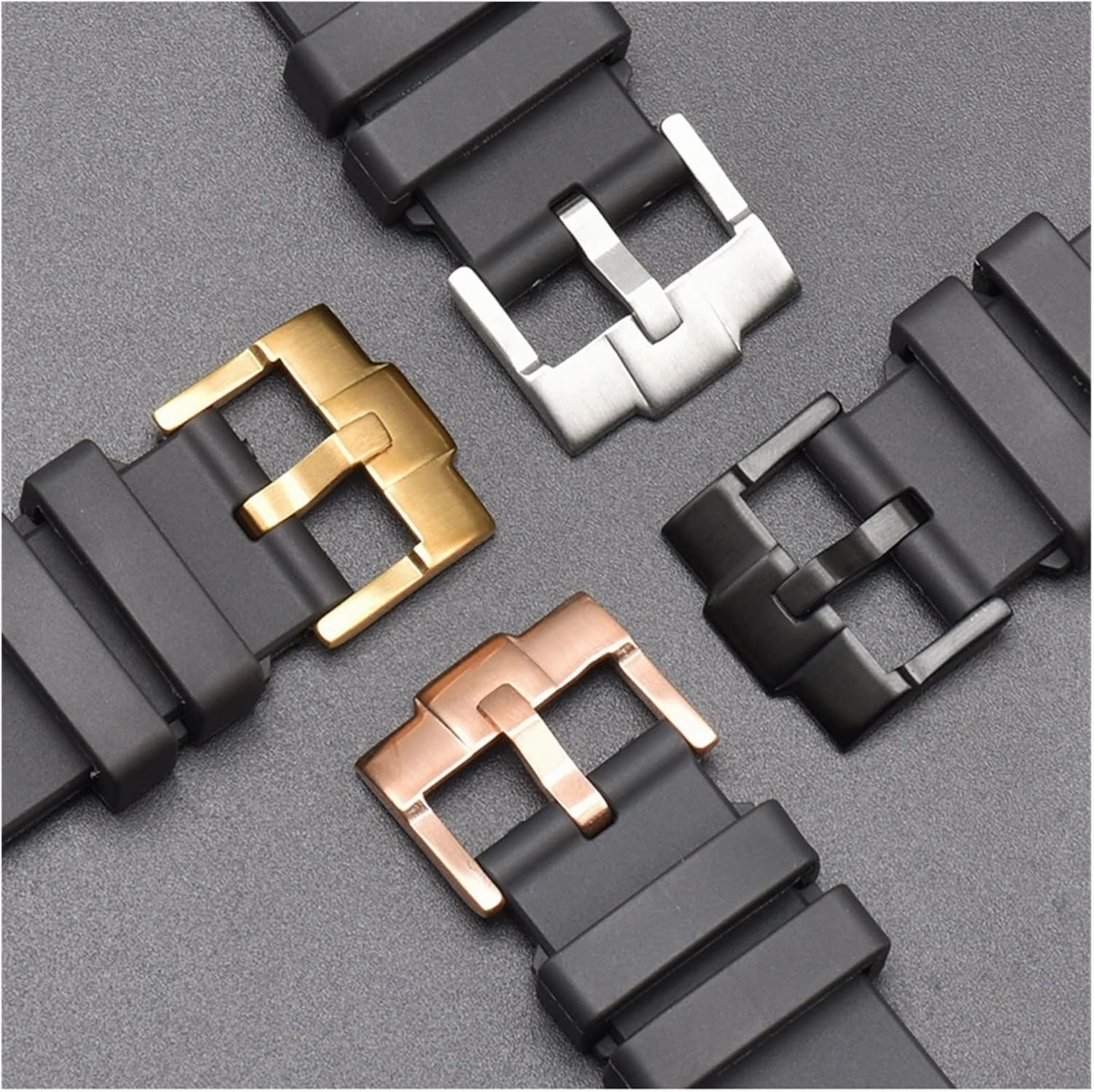 316L Stainless Steel Watch Matte Buckle Accessories 18mm Universal Strap Clasp Fit For Rolex Fit For Omega Bracelet Buckle Silver Rose Gold Watch clasp