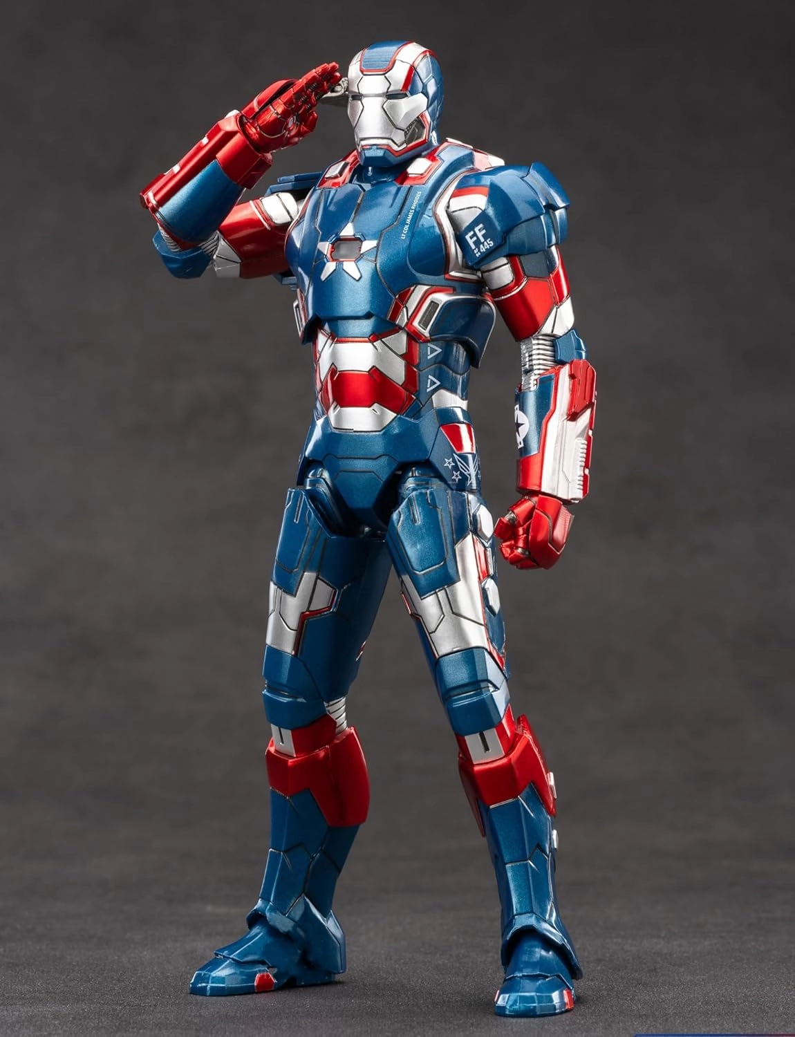 7 inch Ironpatriot Action Figure-All Joints Movable Exquisite Painting with Lots of Accessories Collectable Ironman Toy(1/10 Scale)