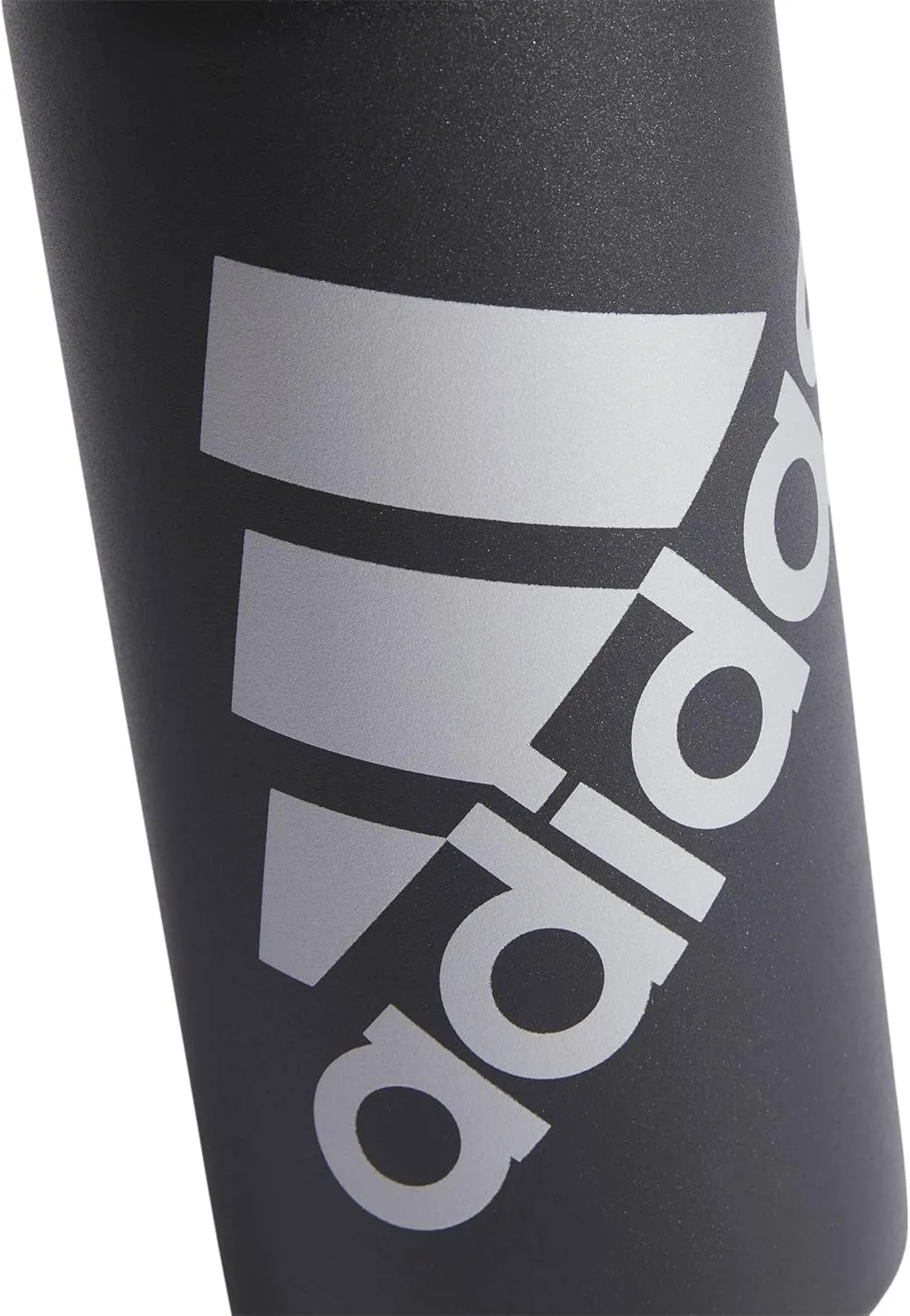 adidas 1 Liter (32 oz) Metal Water Bottle, Hot/Cold Double-Walled Insulated 18/8 Stainless Steel, Black/Silver Metallic, 32 Ounces