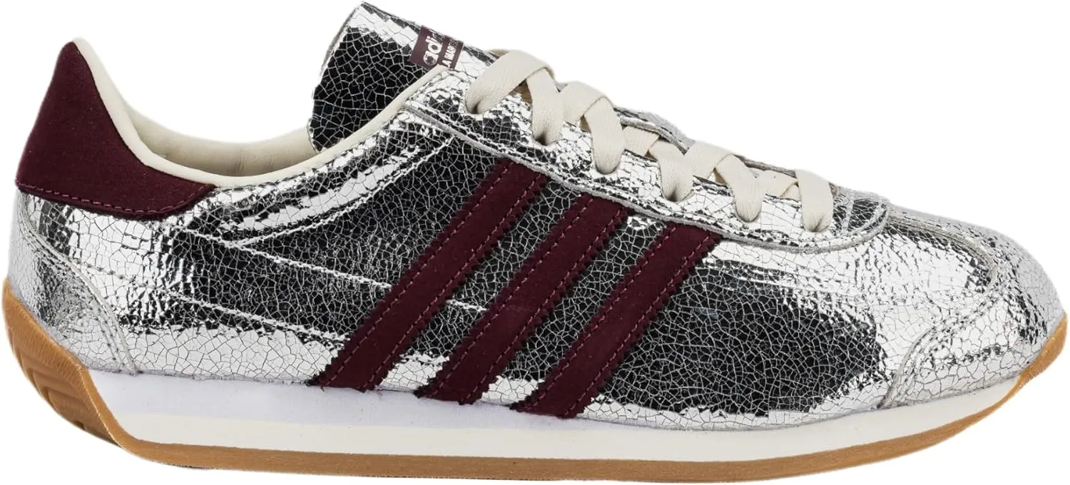 adidas Country OG Womens Lifestyle Shoes (Silver/White)