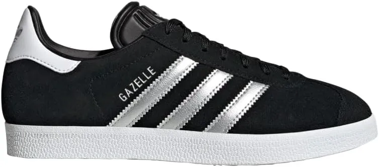 adidas OG Gazelle Women ID7007 (Black/Silver Metallic/F), Size 7.5