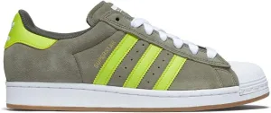 Adidas Superstar ADV Shoes - Olive Strata/Yellow/Gold Metallic - 10.5