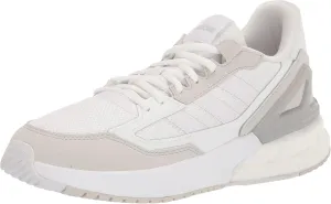 adidas Women's Nebzed Super Running Shoe, White/White/Silver Metallic, 7