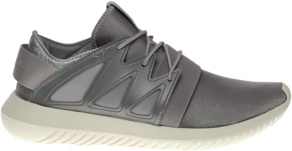 adidas Women's Tubular Viral W Running Shoe, Metallic Silver-SLD/Clear Granite/Core White, 8.5 M US