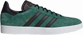 adidas Gazelle Mens Shoes Size 7, Color: Collegiate Green/Black/Gold Metallic