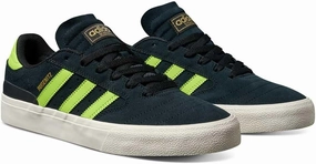 adidas Men's Busenitz Vulc Ii Shoes - Core Black/Solar Slime/Gold Metallic, 9.0