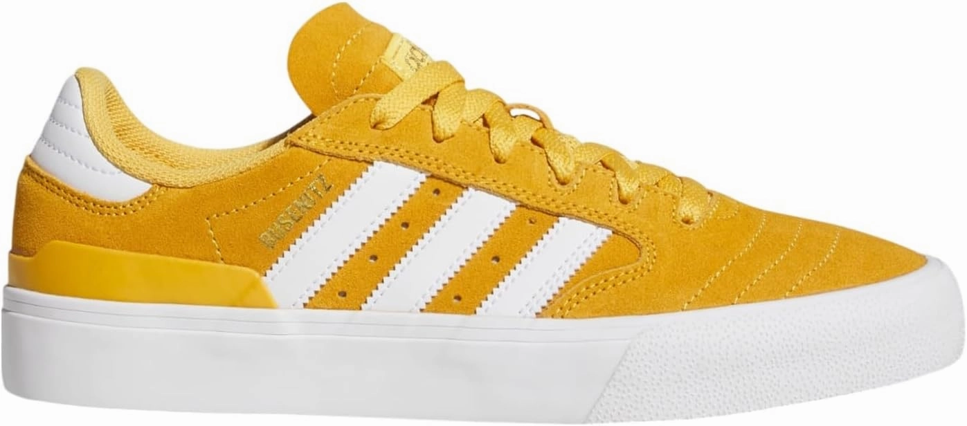 adidas Men's Busenitz Vulc II Skate Shoes - Preloved Yellow/Cloud White/Gold Metallic, Size: 8.5