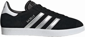 adidas OG Gazelle Women ID7007 (Black/Silver Metallic/F), Size 7
