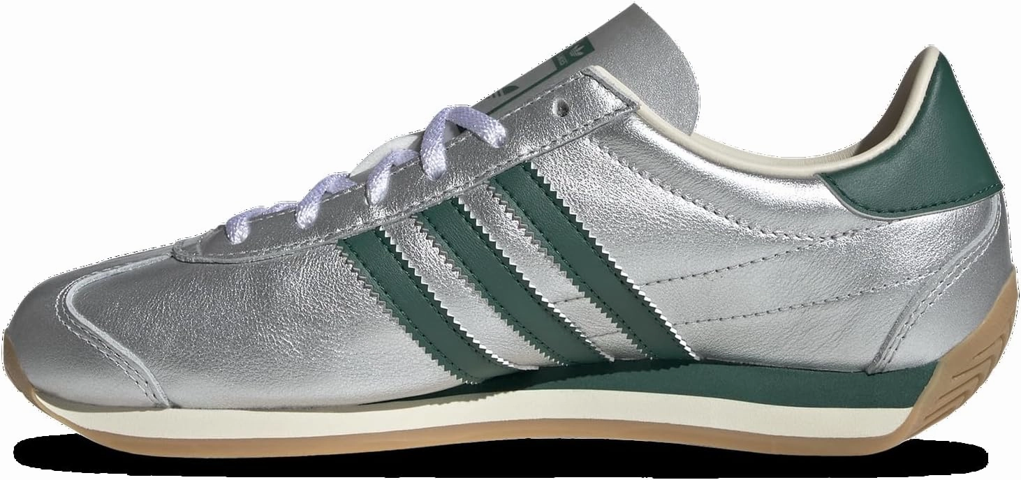Adidas Originals Country Casual - Women's (IE8412, Silver Metallic/Collegiate Green/Cream White)