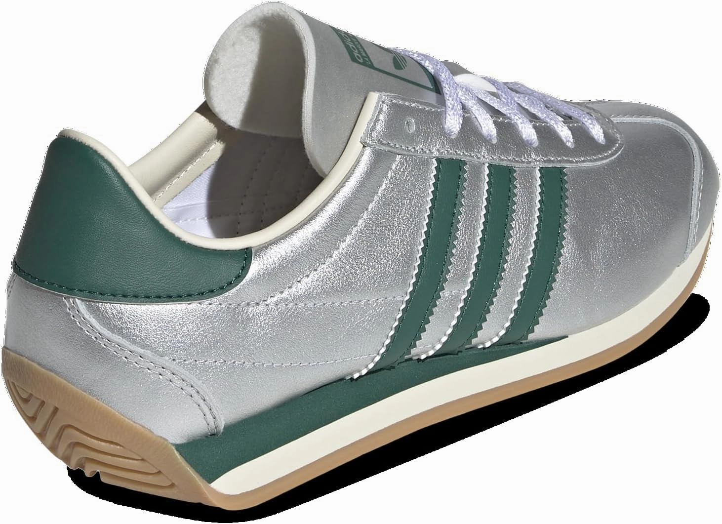 Adidas Originals Country Casual - Women's (IE8412, Silver Metallic/Collegiate Green/Cream White)