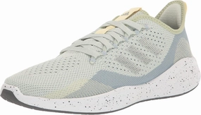 adidas Women's Fluidflow 2.0 Running Shoe, Linen Green/Silver Metallic/Magic Grey, 5
