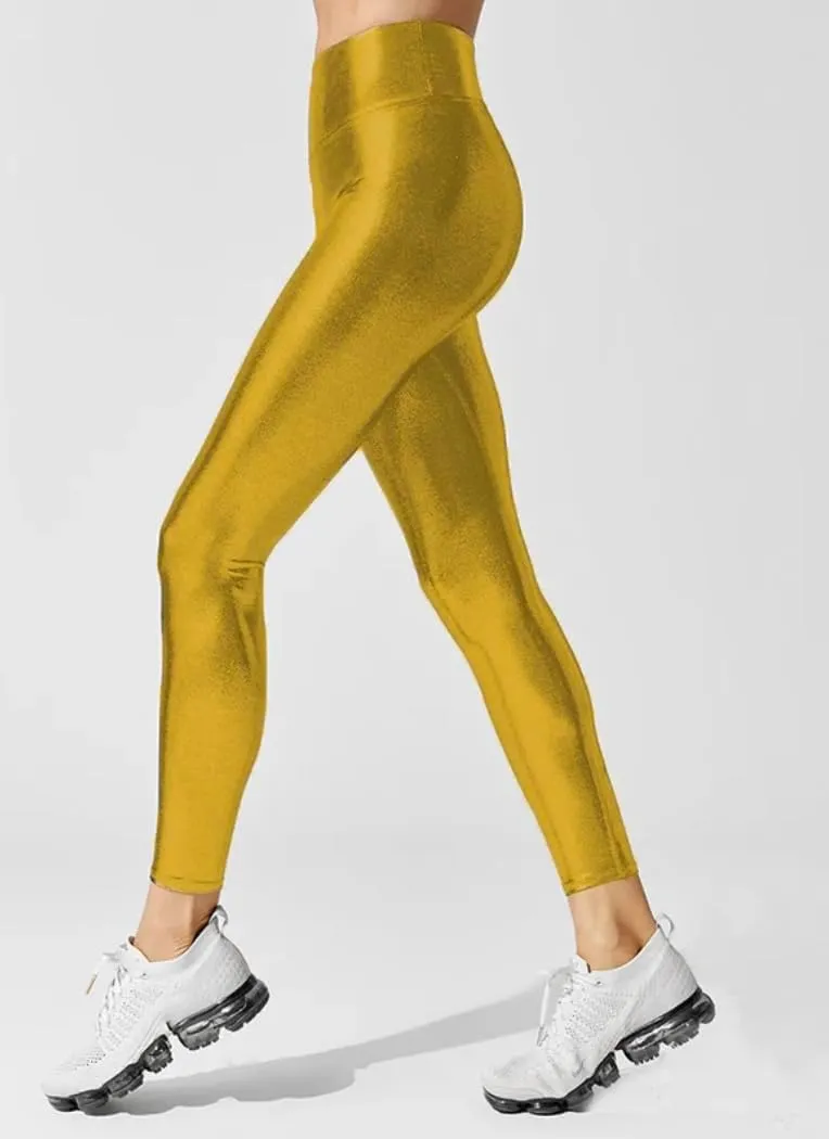 Adult Metallic Gold Leggings