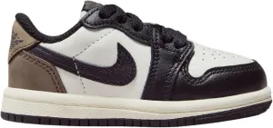 Air Jordan 1 Retro Low OG Mocha Infant Toddler Lifestyle Shoes (Sail/Black/Dark Mocha)