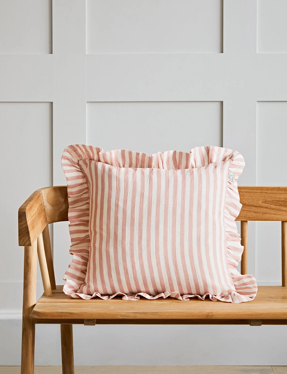 Amuse La Bouche Blush Candy Stripe Ruffle Cushion