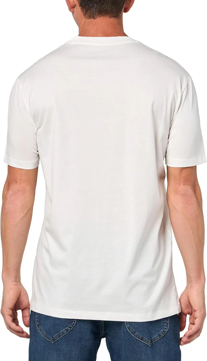Armani Exchange Men's A|x Large Logo Black and Gold T-Shirt