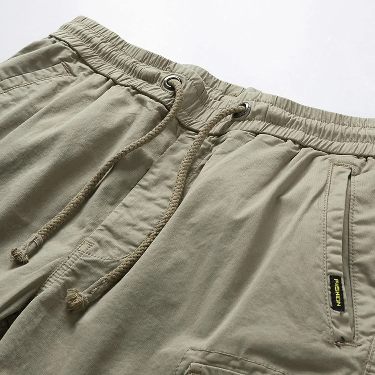 Athletic Shorts for Men 5 Inch Inseam Classic Fit Elastic Waist Drawstring Camo Shorts with Pockets Linen Shorts