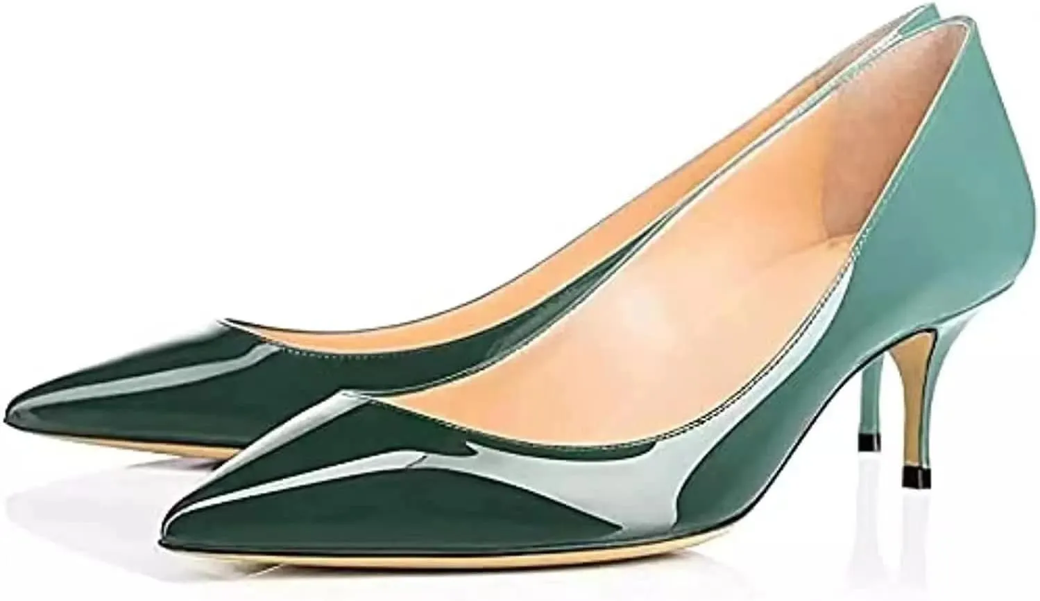 Axellion Women's 2.5IN High Heels Stiletto Pumps Pointed Toe Dress Wedding Shoes, Comfortable & Elegant for Work, Prom, and Evening Events