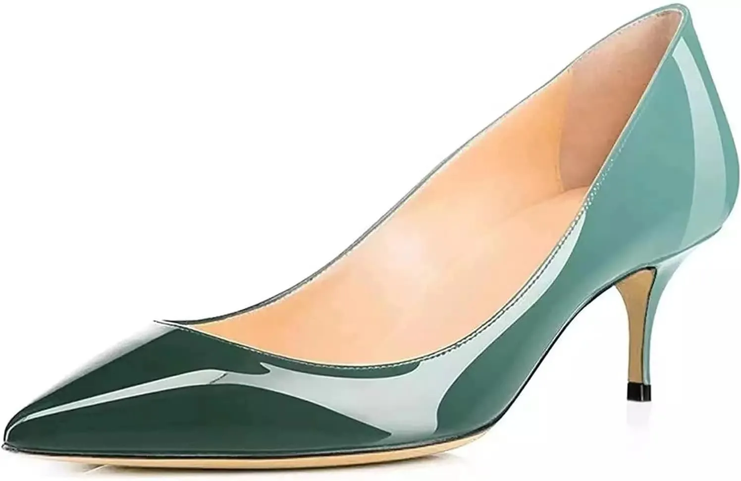 Axellion Women's 2.5IN High Heels Stiletto Pumps Pointed Toe Dress Wedding Shoes, Comfortable & Elegant for Work, Prom, and Evening Events