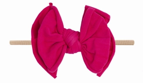 Baby Bling Fuchsia / Blush FAB-BOW-LOUS Skinny Headband