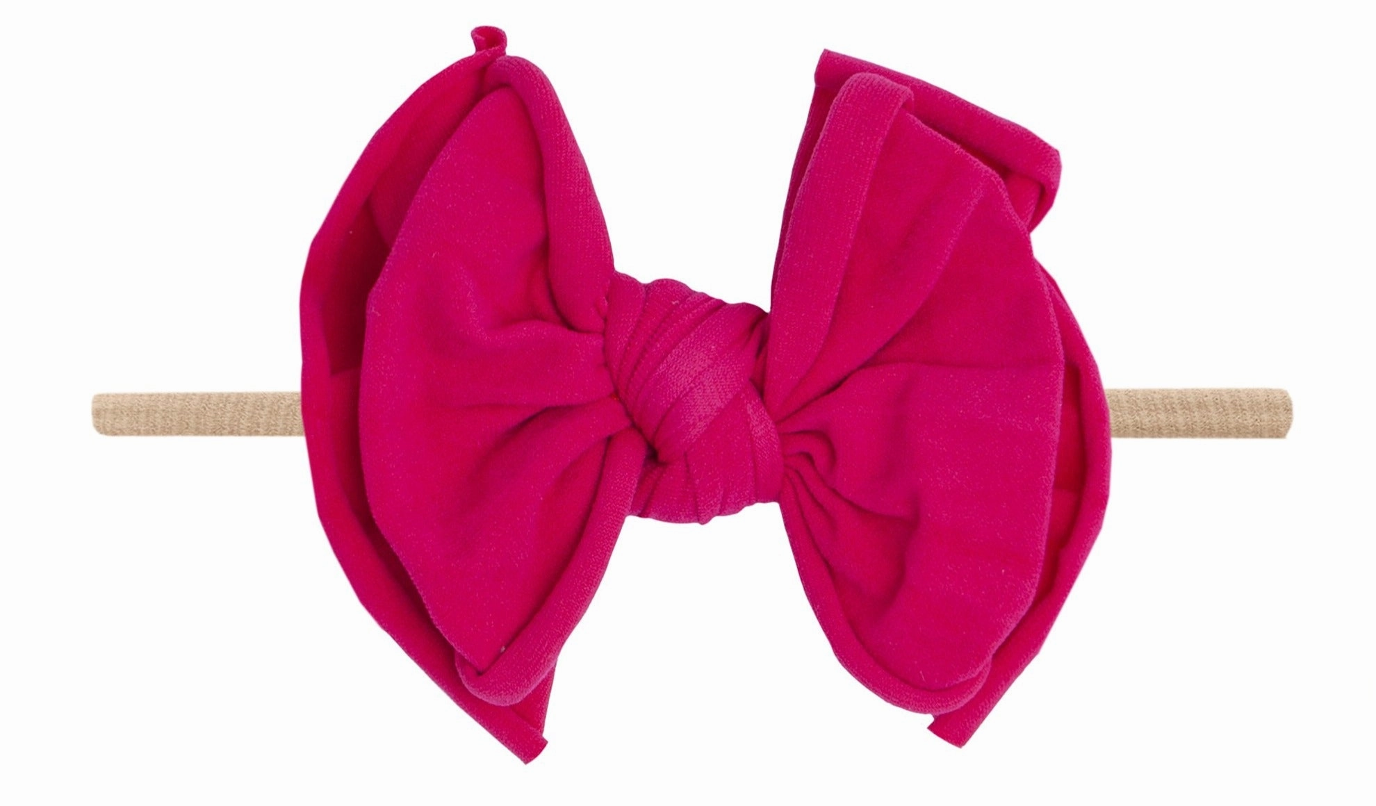 Baby Bling Fuchsia / Blush FAB-BOW-LOUS Skinny Headband