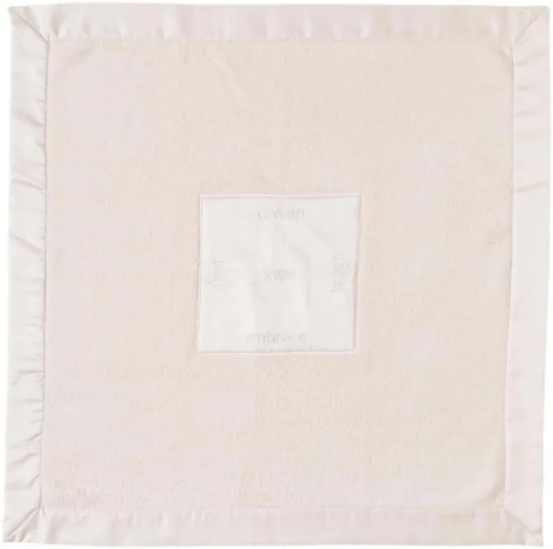 Barefoot Dreams® CozyChic® Satin Trim Receiving Blanket, Pink, 30"x40"