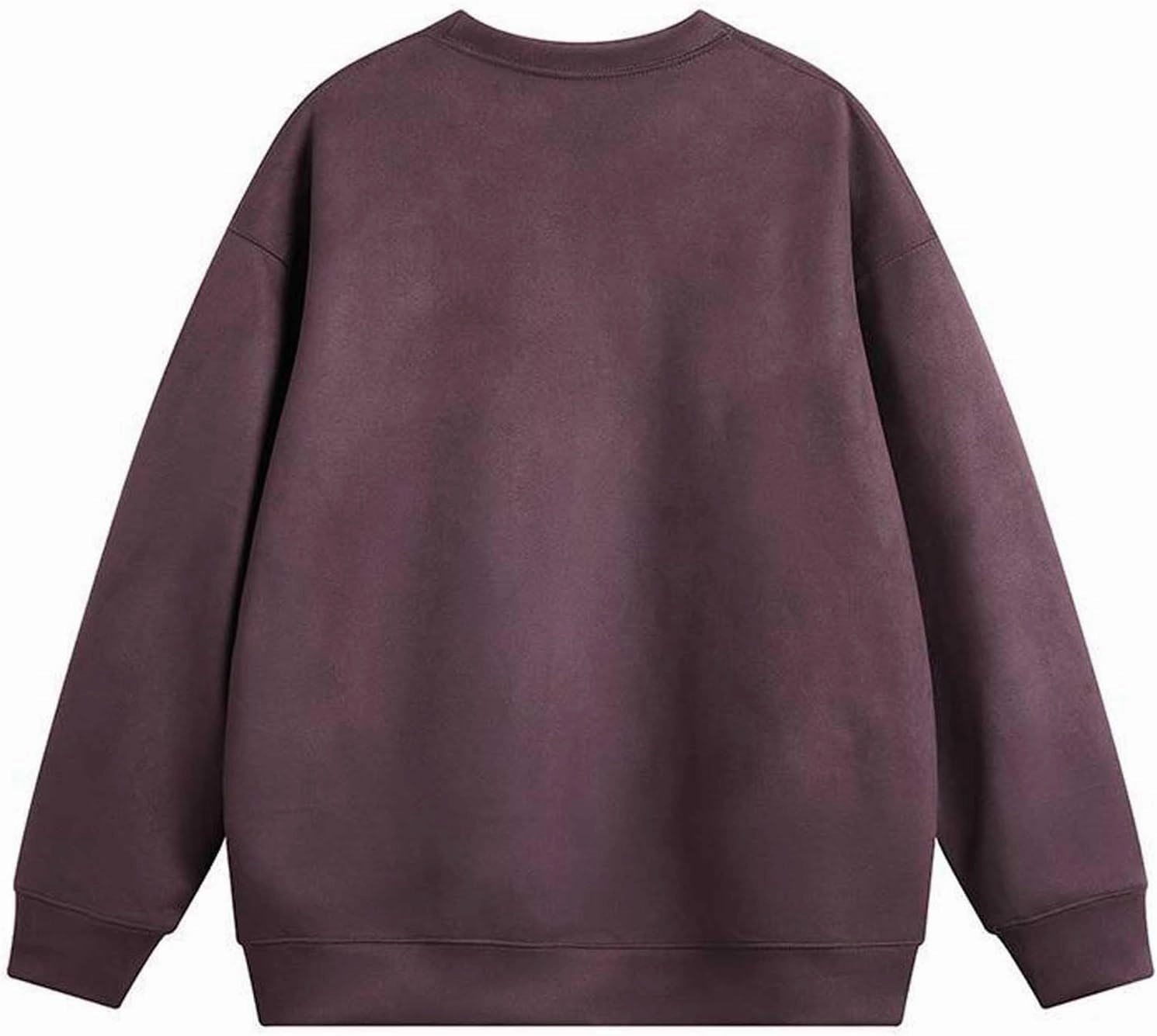 Big and Tall Shirts for Men 2024 Fashion Long Sleeve Solid Crewneck Sweatshirt No Hoodies Casual Loose Pullover