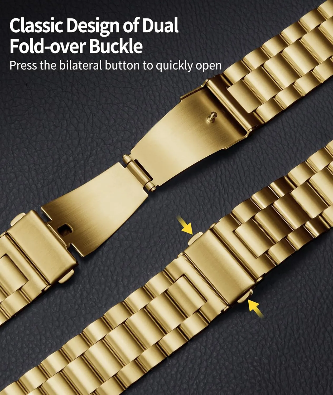 BINLUN Compatible with Apple Watch Band 49mm 46mm 45mm 44mm 42mm 41mm 40mm 38mm Stainless Steel Metal Watch Strap with TPU Watch Case Compatible with iWatch Series Ultra/10/9/8/7/SE2/SE/6/5/4/3/2/1