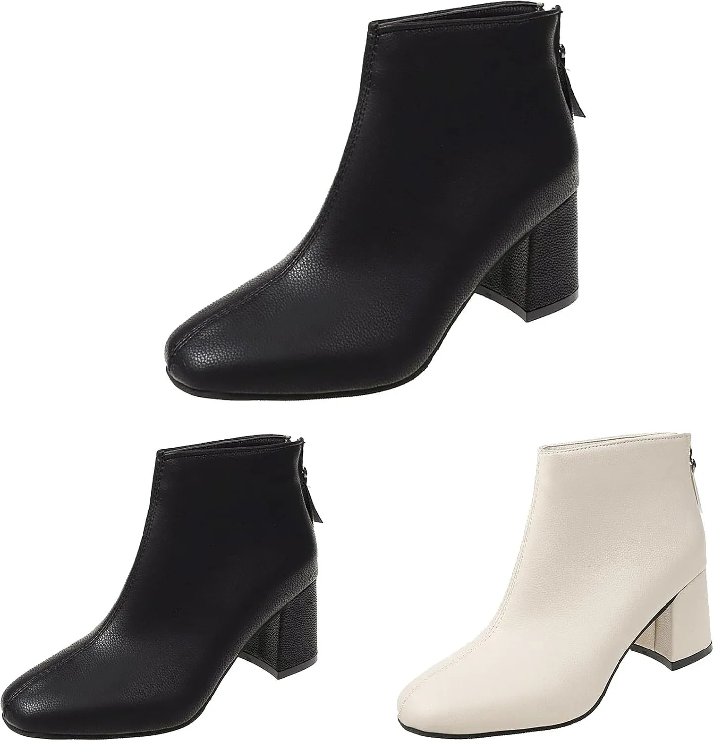 Black Booties Wide Width Ankle Boots for Women Bridal Boots Extra Wide Boots for Women Red Ankle Boots for Women Low Heel Dressy White Ankle Boots for Women with Heel