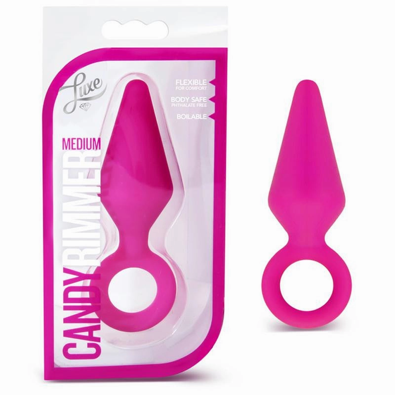 Blush Luxe Candy Rimmer Medium Anal Plug (Fuchsia)