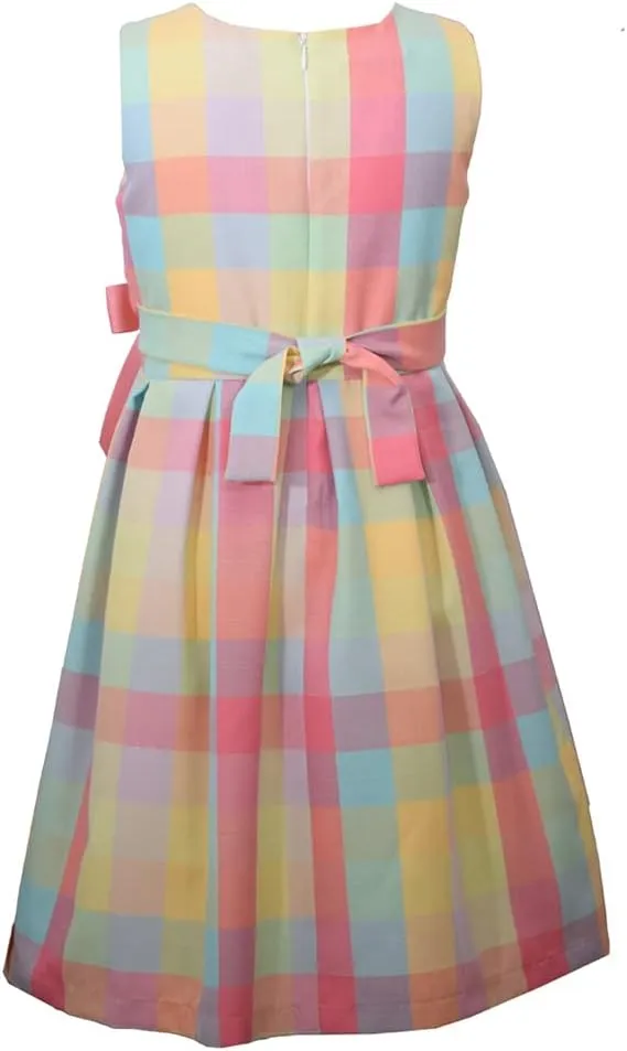 Bonnie Jean Easter Dress Spring Striped Dress for Baby Toddler and Little Girls
