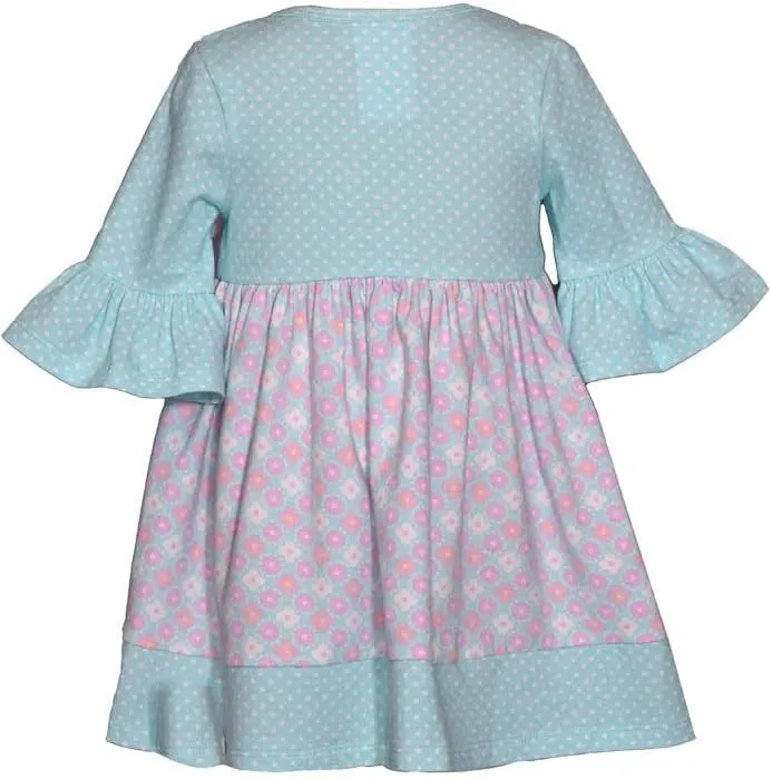 Bonnie Jean Girl's Easter Dress - Knit Bunny Dress for Baby Toddler and Little Girls