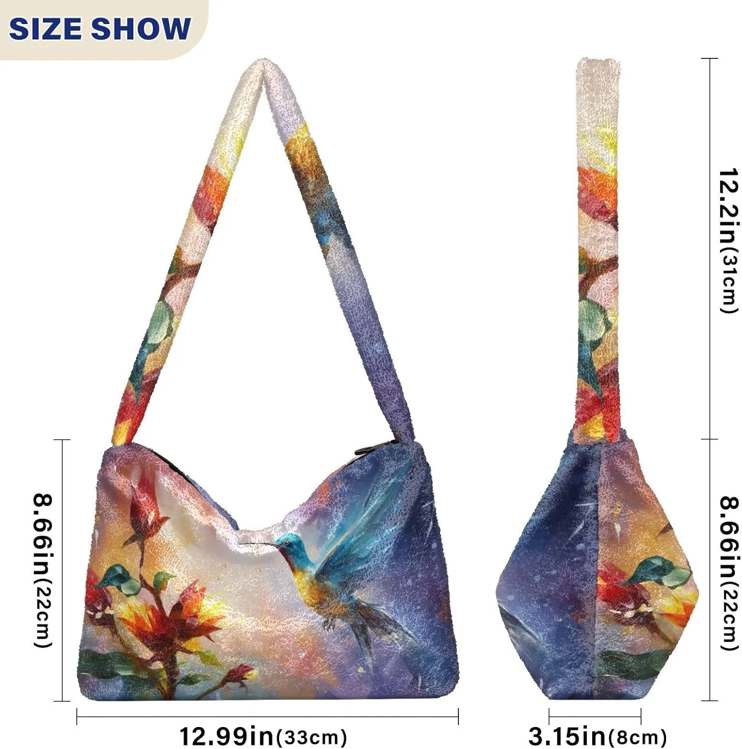 Botanical Pink Rose Magnolia Women Shoulder Bag Tote, Shoulder Handbag Women, Womens Outdoor Bag