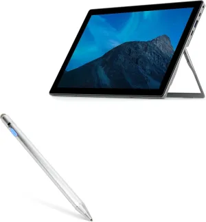 BoxWave Stylus Pen Compatible with Alldocube iWork 20 - AccuPoint Active Stylus, Electronic Stylus with Ultra Fine Tip - Metallic Silver
