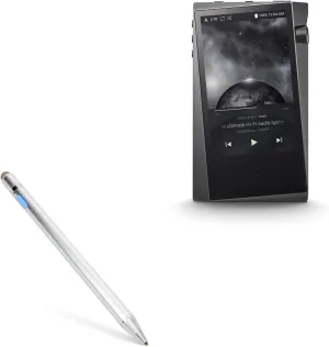BoxWave Stylus Pen Compatible with Astell & Kern SR15 - AccuPoint Active Stylus, Electronic Stylus with Ultra Fine Tip - Metallic Silver