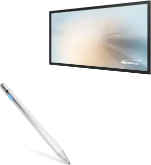 BoxWave Stylus Pen Compatible with Microtouch DS-430P-A1 (43 in) - AccuPoint Active Stylus, Electronic Stylus with Ultra Fine Tip - Metallic Silver
