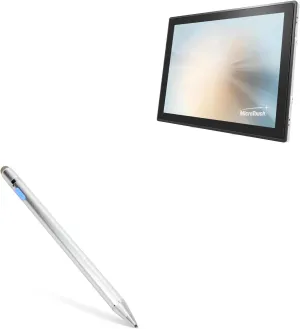 BoxWave Stylus Pen Compatible with Microtouch OF-150P-A1 (15 in) - AccuPoint Active Stylus, Electronic Stylus with Ultra Fine Tip - Metallic Silver
