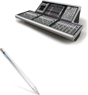 BoxWave Stylus Pen Compatible with Solid State Logic L450 - AccuPoint Active Stylus, Electronic Stylus with Ultra Fine Tip - Metallic Silver