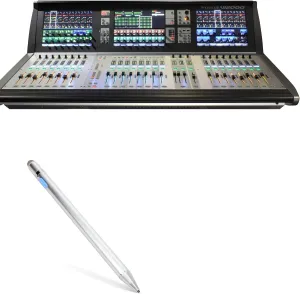 BoxWave Stylus Pen Compatible with Soundcraft Vi2000 - AccuPoint Active Stylus, Electronic Stylus with Ultra Fine Tip - Metallic Silver