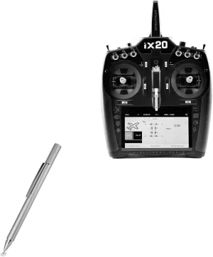 BoxWave Stylus Pen Compatible with Spektrum iX20 20-Channel DSMX Transmitter (5 in) - FineTouch Capacitive Stylus, Super Precise Stylus Pen - Metallic Silver