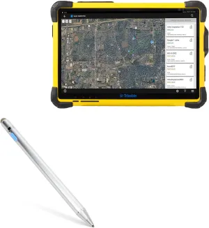 BoxWave Stylus Pen Compatible with Trimble T10 - AccuPoint Active Stylus, Electronic Stylus with Ultra Fine Tip - Metallic Silver