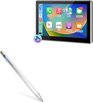 BoxWave Stylus Pen Compatible with Xgody Q26 Dash Cam (7 in) - AccuPoint Active Stylus, Electronic Stylus with Ultra Fine Tip - Metallic Silver