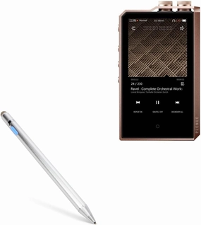 BoxWave Stylus Pen Compatible with Cowon Plenue 2 Mk II - AccuPoint Active Stylus, Electronic Stylus with Ultra Fine Tip - Metallic Silver