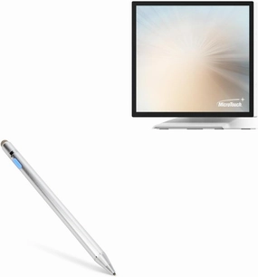 BoxWave Stylus Pen Compatible with Microtouch DT-190P-M1 (19 in) - AccuPoint Active Stylus, Electronic Stylus with Ultra Fine Tip - Metallic Silver