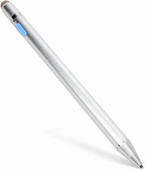 BoxWave Stylus Pen Compatible with Microtouch M1-215IC-W5-A2 (21.5 in) - AccuPoint Active Stylus, Electronic Stylus with Ultra Fine Tip - Metallic Silver