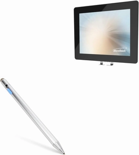 BoxWave Stylus Pen Compatible with Microtouch OF-120P-A1 (12.1 in) - AccuPoint Active Stylus, Electronic Stylus with Ultra Fine Tip - Metallic Silver