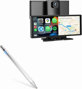 BoxWave Stylus Pen Compatible with Xgody H30 Dash Cam - AccuPoint Active Stylus, Electronic Stylus with Ultra Fine Tip - Metallic Silver